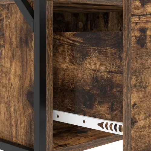  Éjjeliszekrény fiókkal Füstölt tölgy 40 x 31 x 60 cm Faanyag