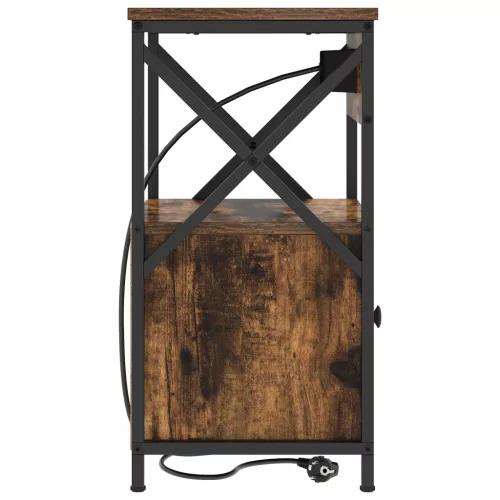  Éjjeli Szekrények 2 pcs Füstölt tölgy 40 x 31 x 60 cm Faanyag