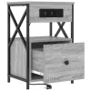  Éjjeli Szekrények 2 pcs Szürke sonoma 40 x 31 x 60 cm Faanyag