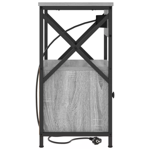  Éjjeli Szekrények 2 pcs Szürke sonoma 40 x 31 x 60 cm Faanyag