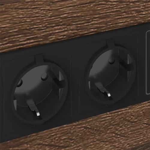  Éjjeli Szekrények 2 pcs barna tölgy 40 x 31 x 60 cm Faanyag