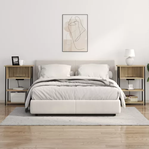  Éjjeliszekrény sonoma tölgy 55 x 31 x 76 cm Faanyag