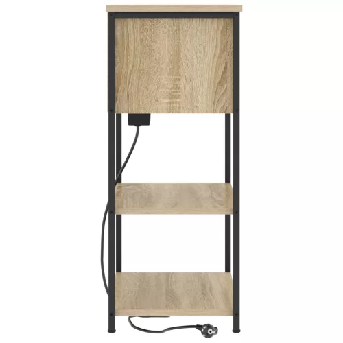  Éjjeliszekrény sonoma tölgy 55 x 31 x 76 cm Faanyag