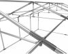 Discontmania Professional Deluxe 5x10 m Festzelt mit 2,6 m Seitenhöhe – 550 g/m² Plane – extra starke Stahlkonstruktion