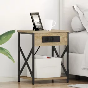    Éjjeliszekrény 2 pcs Sonoma tölgy 41 x 31 x 51 cm Faanyag