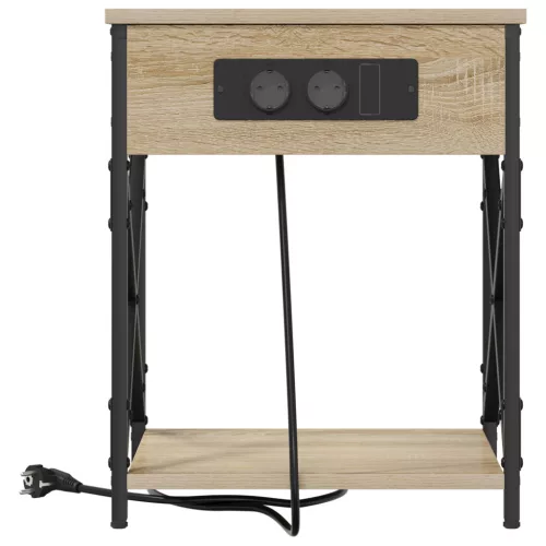  Éjjeliszekrény 2 pcs Sonoma tölgy 41 x 31 x 51 cm Faanyag