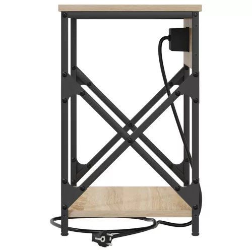  Éjjeliszekrény 2 pcs Sonoma tölgy 41 x 31 x 51 cm Faanyag