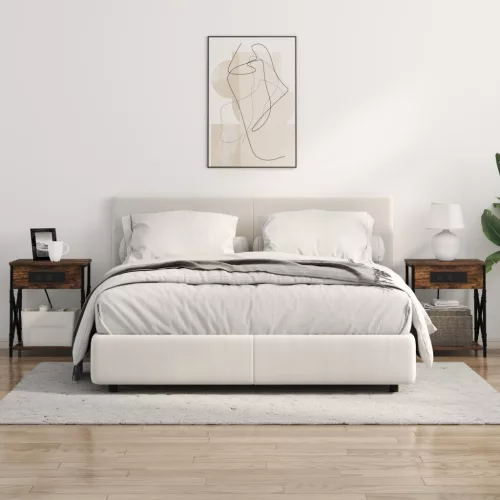  Éjjeliszekrény 2 pcs Füstölt tölgy 41 x 31 x 51 cm Faanyag