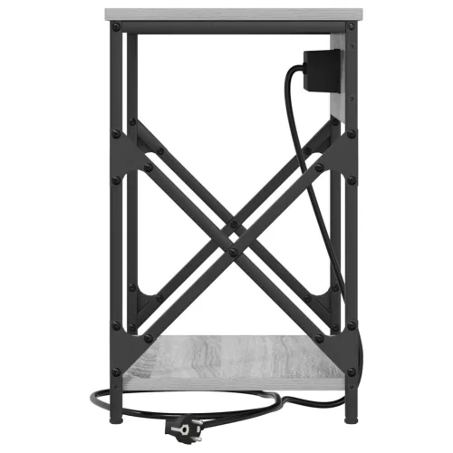  Éjjeliszekrény 2 pcs Szürke sonoma 41 x 31 x 51 cm Faanyag