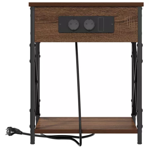  Éjjeliszekrény Barna tölgy 41 x 31 x 51 cm Faanyag