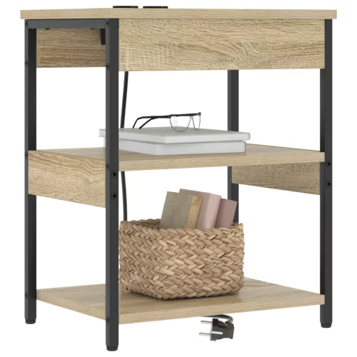  Éjjeli Szekrények 2 pcs sonoma tölgy 41 x 31 x 51 cm Faanyag