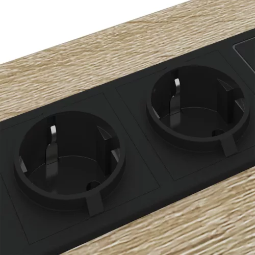  Éjjeli Szekrények 2 pcs sonoma tölgy 41 x 31 x 51 cm Faanyag