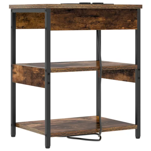  Éjjeli Szekrények 2 pcs Füstölt tölgy 41 x 31 x 51 cm Faanyag