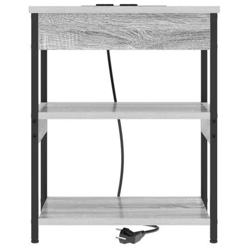  Éjjeli Szekrények 2 pcs Szürke sonoma 41 x 31 x 51 cm Faanyag