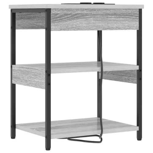  Éjjeli Szekrények 2 pcs Szürke sonoma 41 x 31 x 51 cm Faanyag