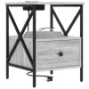  Éjjeliszekrény 2 pcs Szürke sonoma 41.5 x 40.5 x 55 cm Faanyag