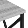  Éjjeliszekrény Töltőállomással 2 pcs Szürke sonoma Faanyag