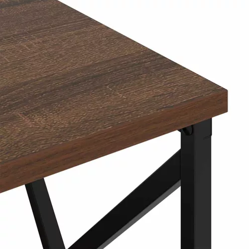  Éjjeliszekrény Töltőállomással fiókkal barna tölgy Faanyag