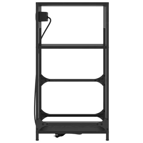  Éjjeliszekrény fiókkal Musta tammi 40 x 27 x 76 cm Faanyag