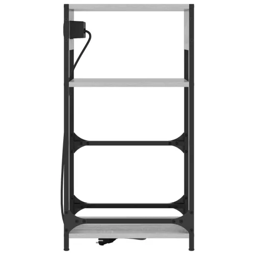  Éjjeliszekrény fiókkal Szürke sonoma 40 x 27 x 76 cm Faanyag