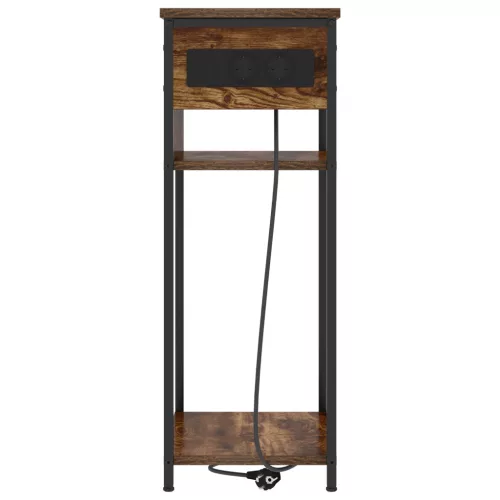  Éjjeliszekrény Füstölt tölgy 28.1 x 40.9 x 75 cm Faanyag