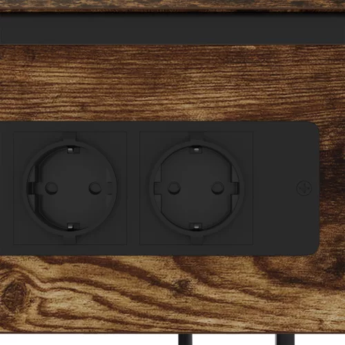  Éjjeliszekrény Füstölt tölgy 28.1 x 40.9 x 75 cm Faanyag