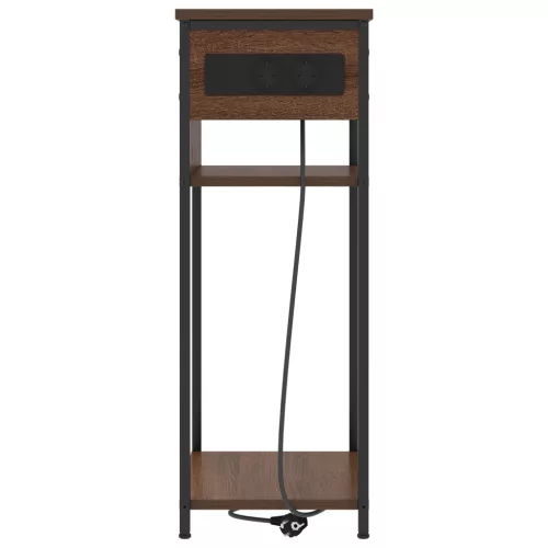  Éjjeliszekrény barna tölgy 41 x 28 x 76 cm Faanyag