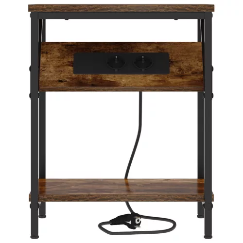  Éjjeliszekrény Füstölt tölgy 38 x 30 x 48 cm Faanyag