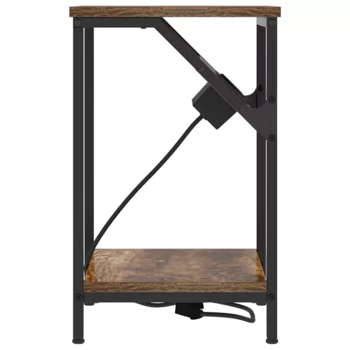  Éjjeliszekrény Füstölt tölgy 38 x 30 x 48 cm Faanyag