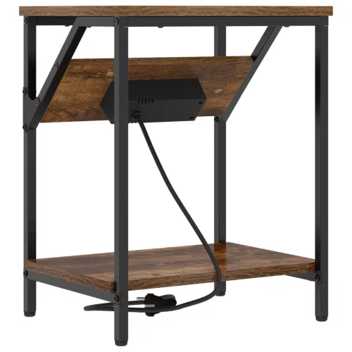  Éjjeliszekrény Füstölt tölgy 38 x 30 x 48 cm Faanyag