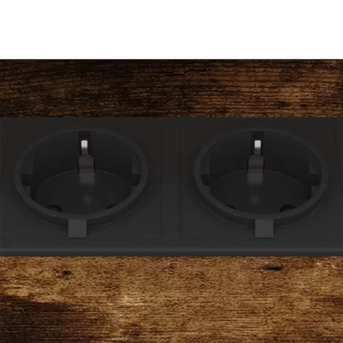  Éjjeliszekrény Füstölt tölgy 38 x 30 x 48 cm Faanyag