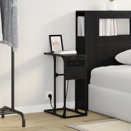  Éjjeli asztal Musta tammi 41.5 x 26 x 60.5 cm Faanyag