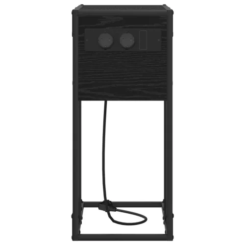  Éjjeli asztal Musta tammi 41.5 x 26 x 60.5 cm Faanyag