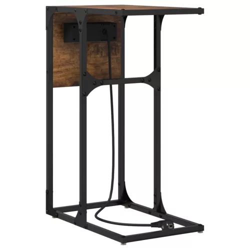  Éjjeli asztal Füstölt tölgy 41.5 x 26 x 60.5 cm Faanyag