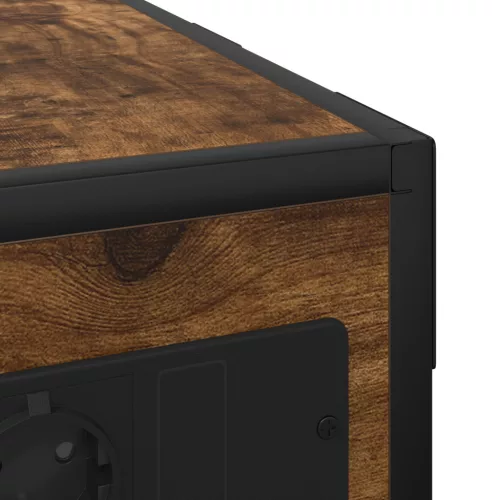  Éjjeli asztal Füstölt tölgy 41.5 x 26 x 60.5 cm Faanyag