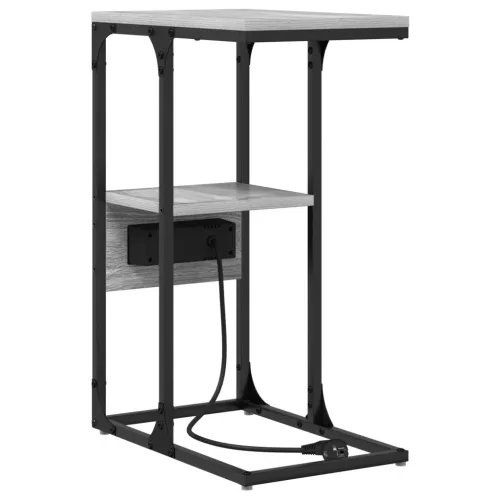  Éjjeli asztal fiókkal Szürke sonoma 41.5 x 26 x 60.5 cm Faanyag