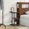  Éjjeli asztal fiókkal barna tölgy 41.5 x 26 x 60.5 cm Faanyag