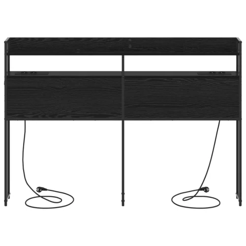  Tároló fejtámla Fekete tölgy 150 cm Faanyag