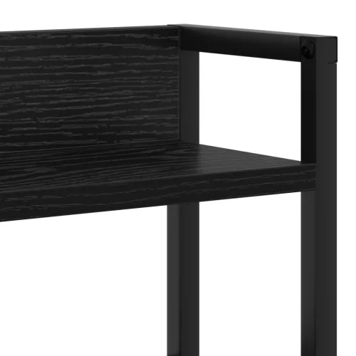  Tároló fejtámla Fekete tölgy 150 cm Faanyag