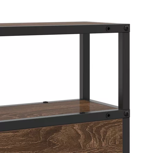  Tároló fejtámla fejtámlával tárolóval Barna tölgy 140 cm Faanyag