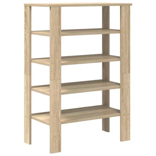  sonoma tölgy színű szerelt fa cipőtartó 61x32x87,5 cm