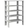  betonszürke szerelt fa cipőtartó 61x32x87,5 cm