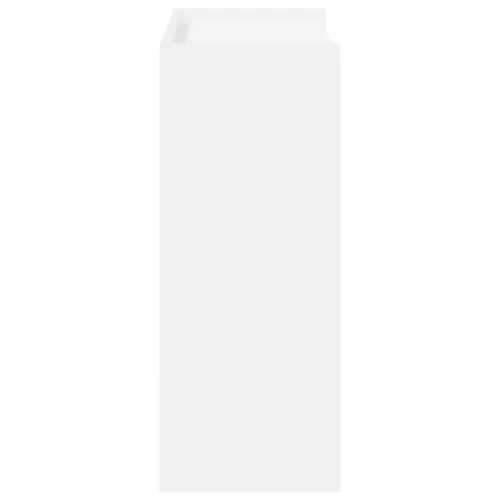  fehér szerelt fa cipőtároló szekrény 60x25x62 cm