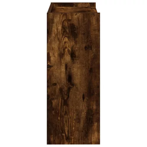  füstös tölgy színű szerelt fa cipőtartó 60x25x62 cm