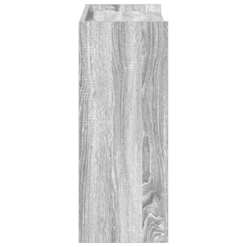  szürke sonoma színű szerelt fa cipőtartó 60x25x62 cm