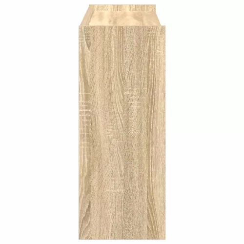  sonoma tölgy színű szerelt fa cipőtartó 80x25x62 cm