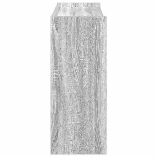  szürke sonoma színű szerelt fa cipőtartó 80x25x62 cm