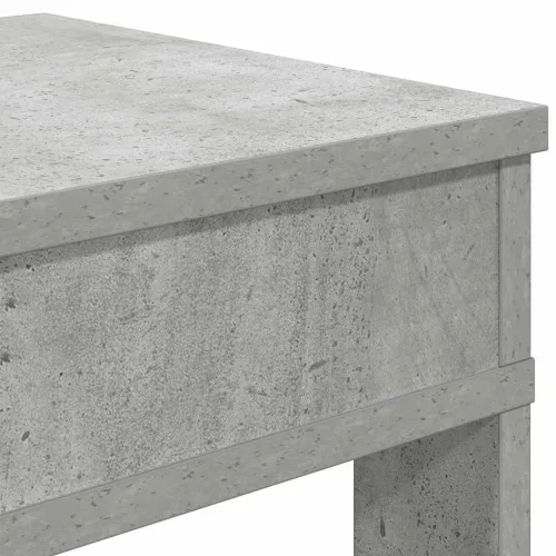  betonszürke szerelt fa cipőtartó 60x30x98 cm