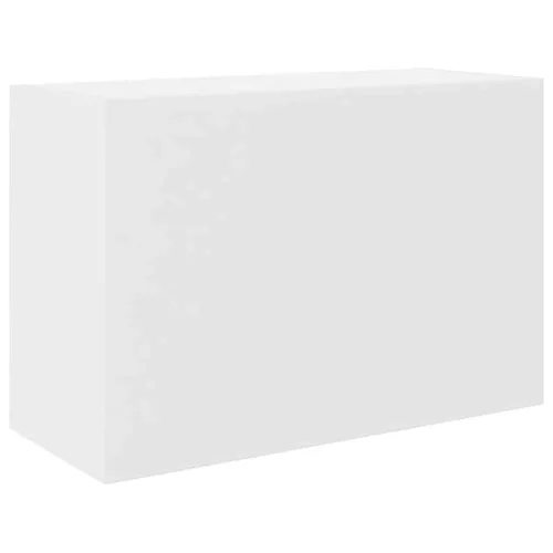  fehér szerelt fa fali fürdőszobaszekrény 60x25x40 cm