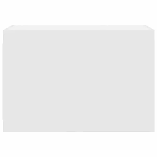  fehér szerelt fa fali fürdőszobaszekrény 60x25x40 cm